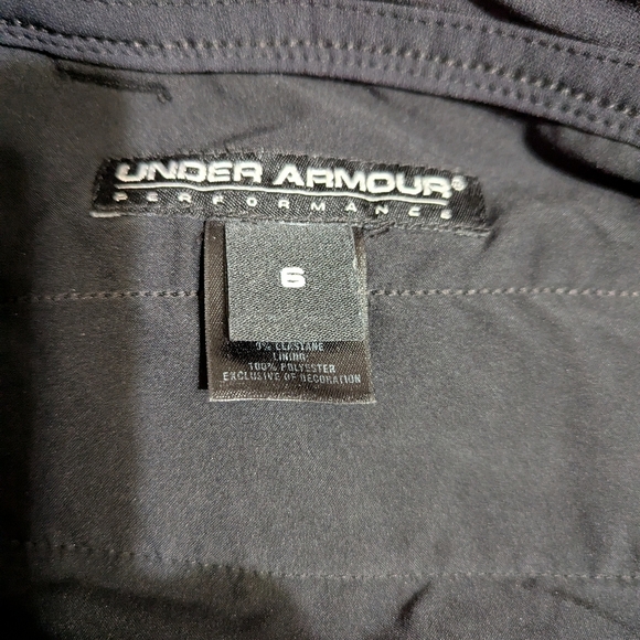 Like New Under Armour Performance Pants Black Size 6 - Picture 5 of 5